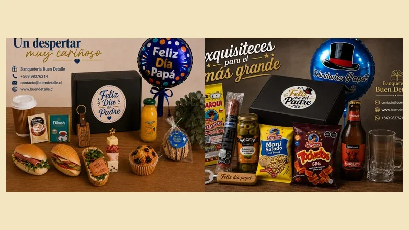 Alternativas de box delivery Día del Padre para celebración corporativa en Santiago